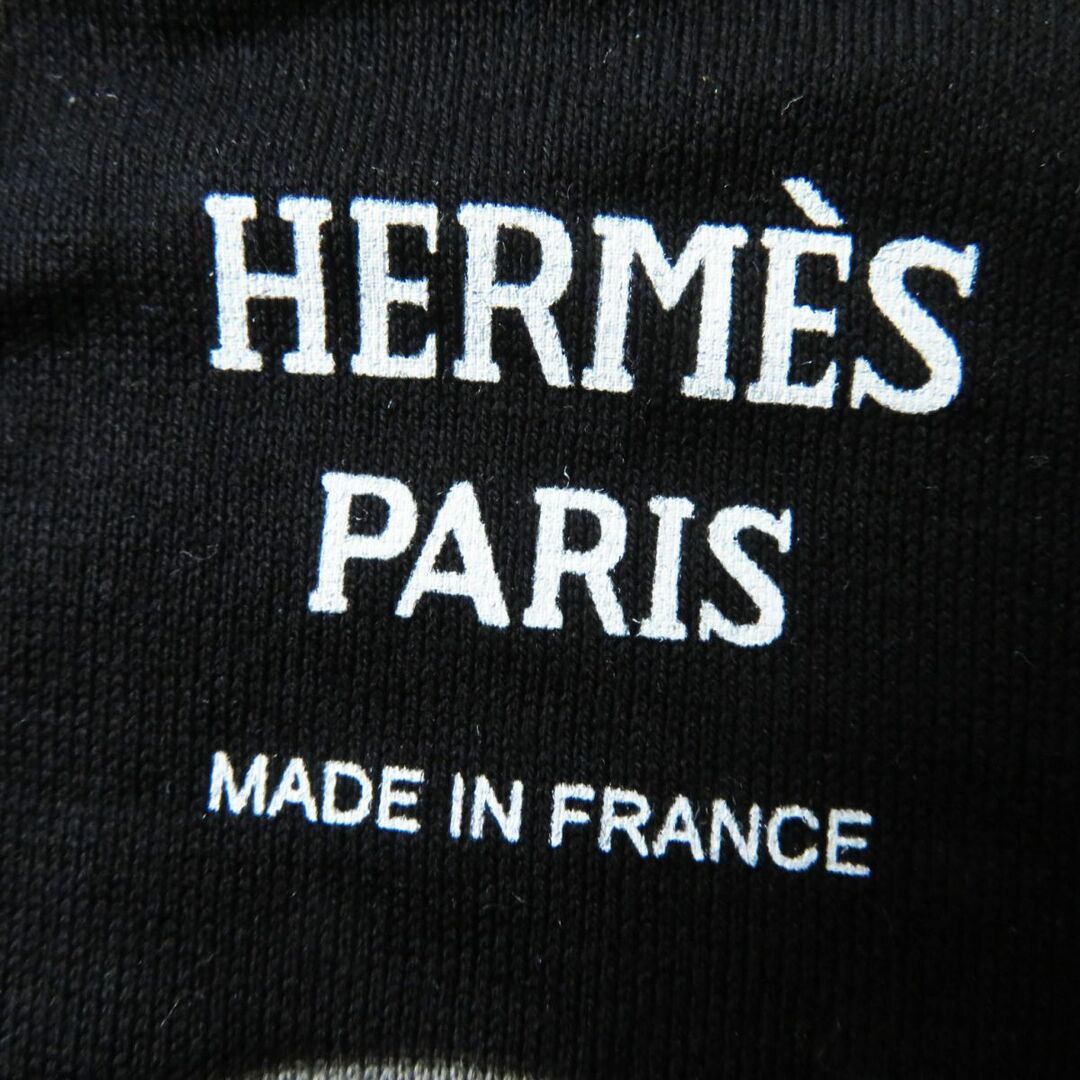 極美品◎正規品 20SS フランス製 HERMES エルメス  レディース Hリフト金具付き ノースリーブ シャツ／カットソー イエローオレンジ系 36