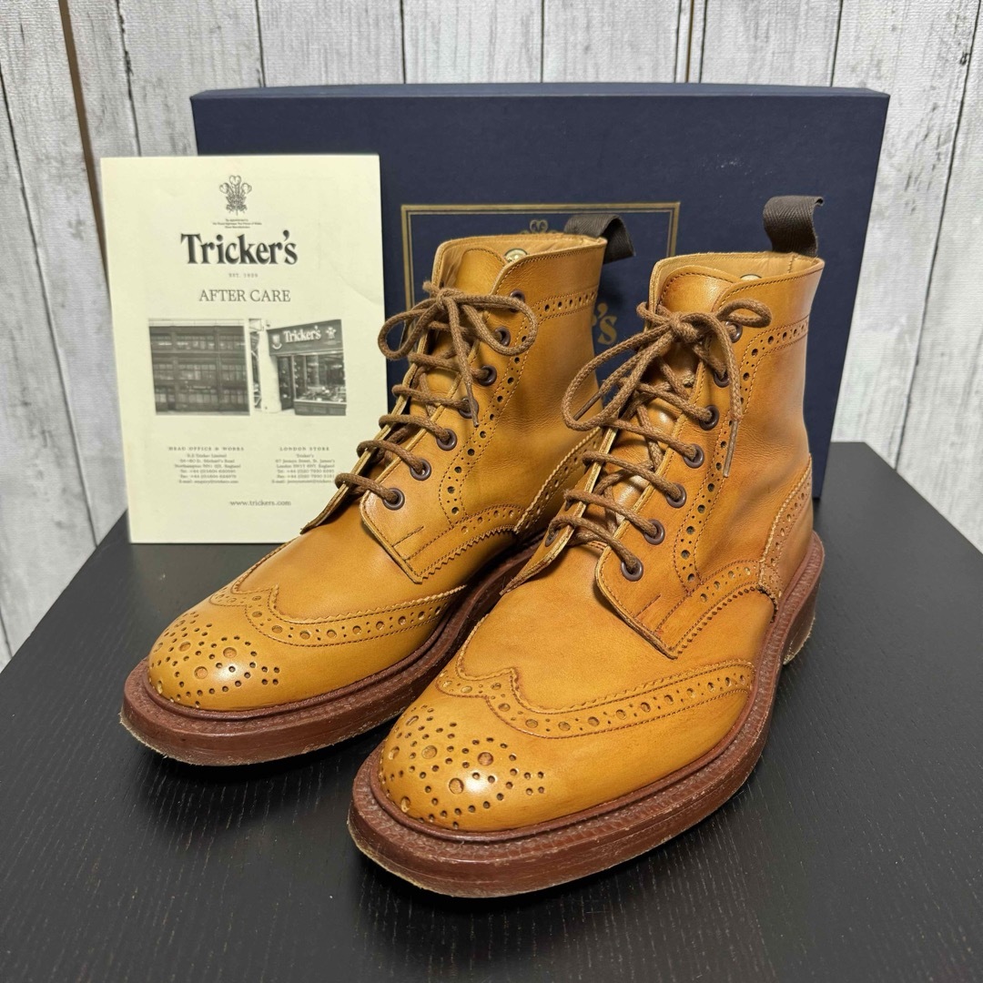 Trickers(トリッカーズ)の美品！Tricker’s モールトンカントリーブーツ！イングランド製！ メンズの靴/シューズ(ブーツ)の商品写真