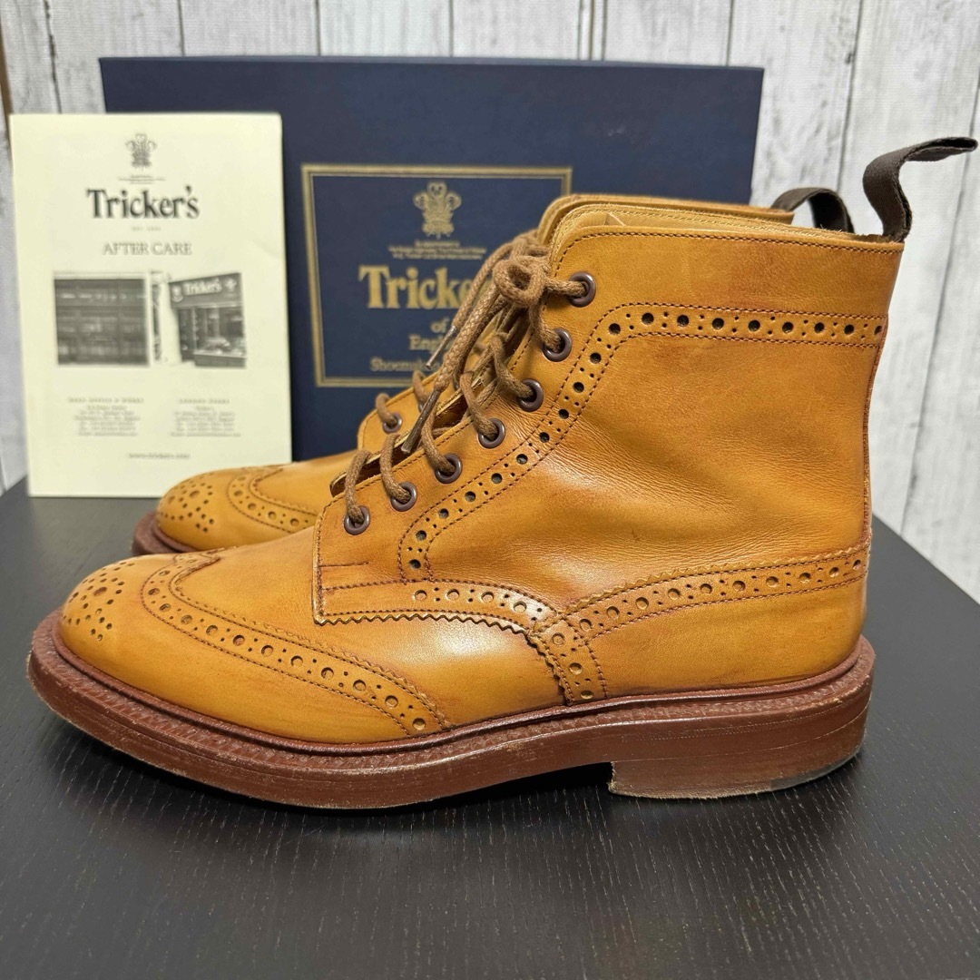 Trickers(トリッカーズ)の美品！Tricker’s モールトンカントリーブーツ！イングランド製！ メンズの靴/シューズ(ブーツ)の商品写真