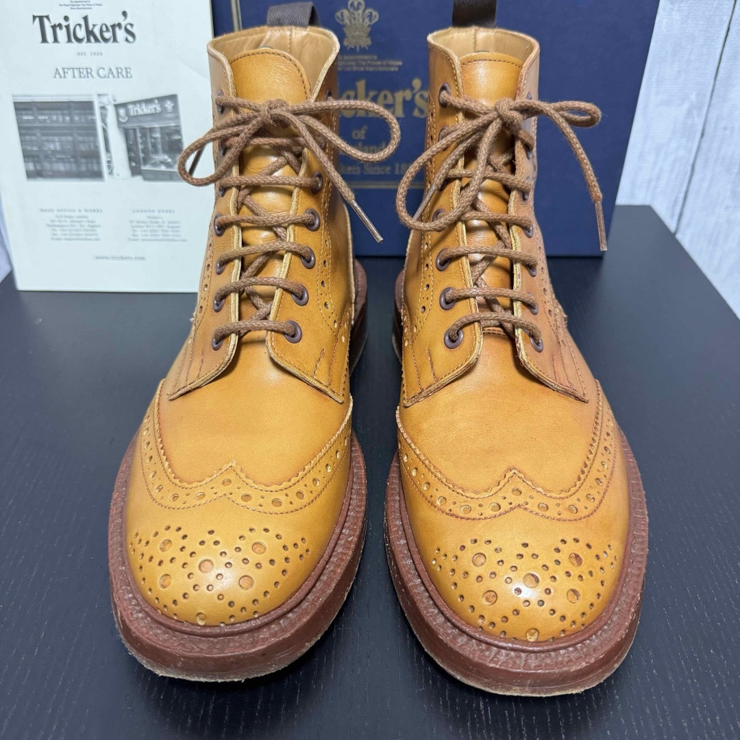 Trickers(トリッカーズ)の美品！Tricker’s モールトンカントリーブーツ！イングランド製！ メンズの靴/シューズ(ブーツ)の商品写真