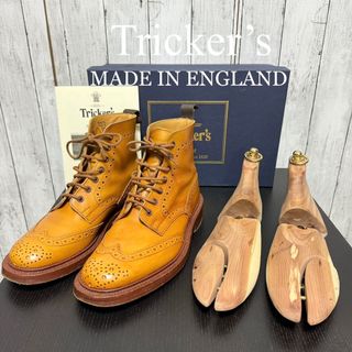 トリッカーズ(Trickers)の美品！Tricker’s モールトンカントリーブーツ！イングランド製！(ブーツ)