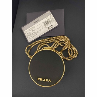 プラダ(PRADA)の60%OFF定価14万 PRADA ナイロン×メタル チェーンネックレスバッグ(ポーチ)