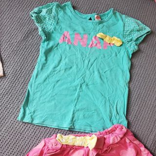 アナップキッズ(ANAP Kids)のｷｯｽﾞ120🐱ANAPKIDS リボンTｼｬﾂ(Tシャツ/カットソー)