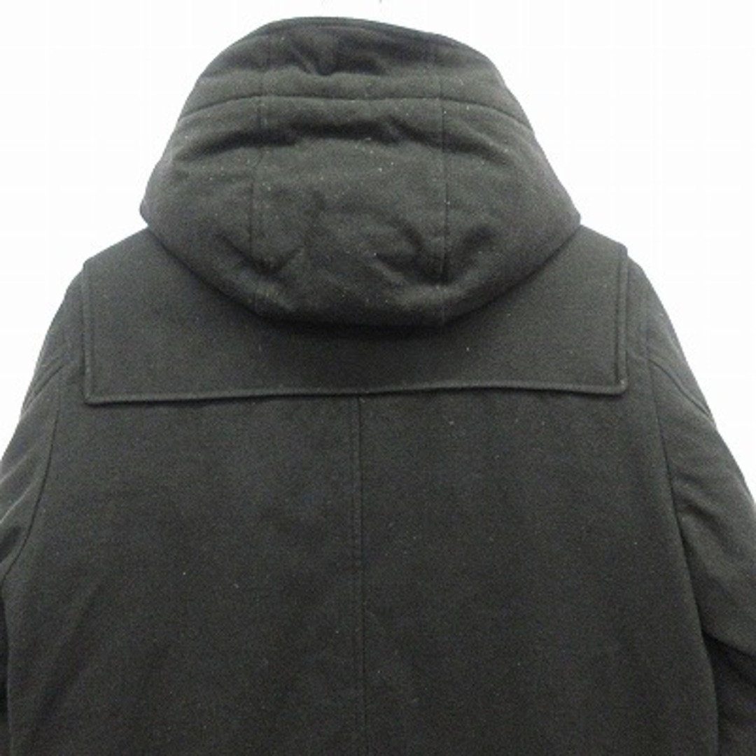 ESTNATION(エストネーション)のエストネーション ダッフル ダウンジャケット ダウンコート ウール混 黒 M メンズのジャケット/アウター(ダウンジャケット)の商品写真