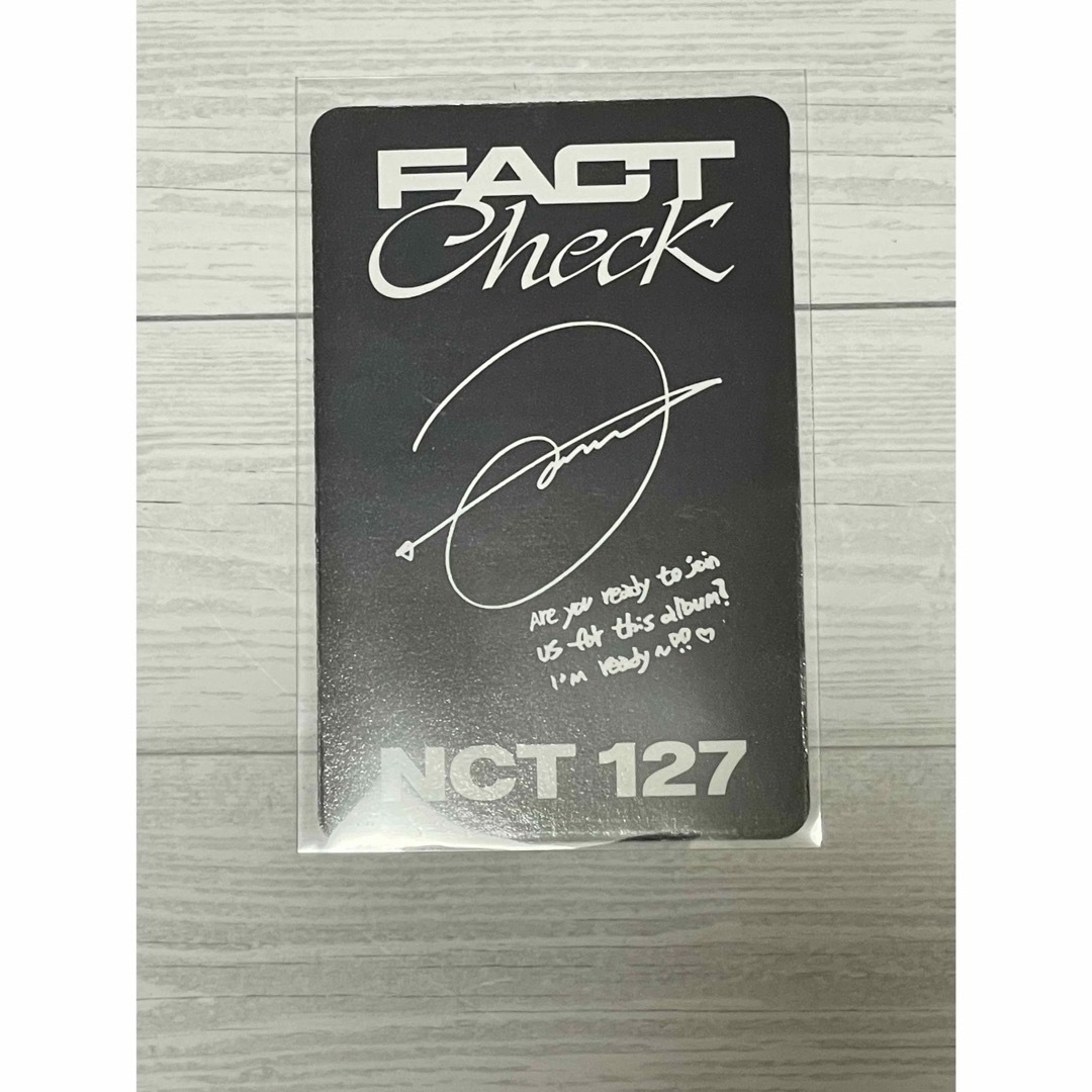 NCT127 アメリカ target限定 ドヨン トレカ FACT CHECKの通販 by ...