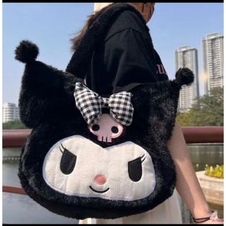 サンリオ(サンリオ)のクロミちゃん　ショルダーバッグ　BIG ぬいぐるみ　マスコット(ショルダーバッグ)