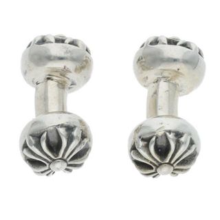 クロムハーツ(Chrome Hearts)のクロムハーツ  CUFFS BARBELL/カフスバーベル クロスボール2個セットカフスボタンカフスボタン メンズ(カフリンクス)