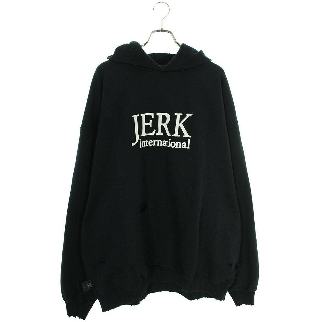 メンズヴェトモン  23SS  DESTROYED JERK hoodie UE63HD320B インサイドアウトダメージ加工パーカー メンズ M