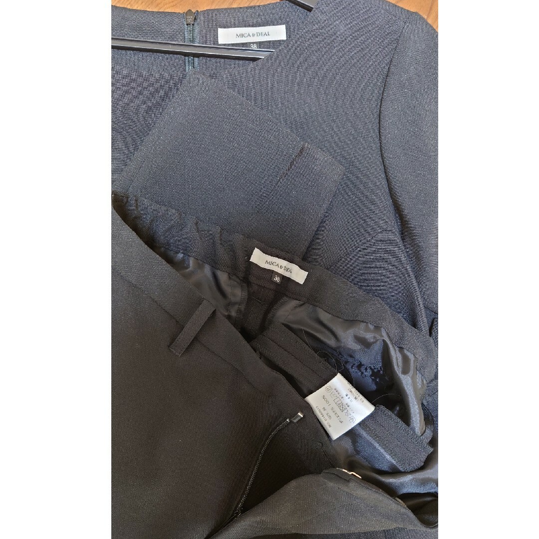 MICA&DEAL - 新品☆MICA&DEAL/マイカアンドディールバックタックパンツ