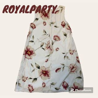 ロイヤルパーティー(ROYAL PARTY)のロイヤルパーティー　花柄　膝丈　ワンピース　ドレス(ひざ丈ワンピース)