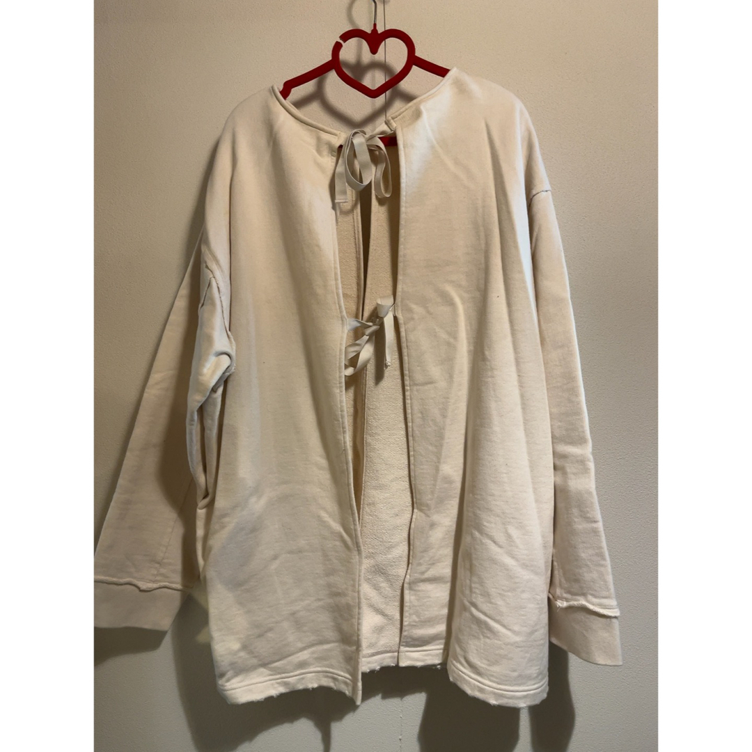 PERVERZE Open Sweat Shirts IVORY  パーバーズ レディースのトップス(トレーナー/スウェット)の商品写真