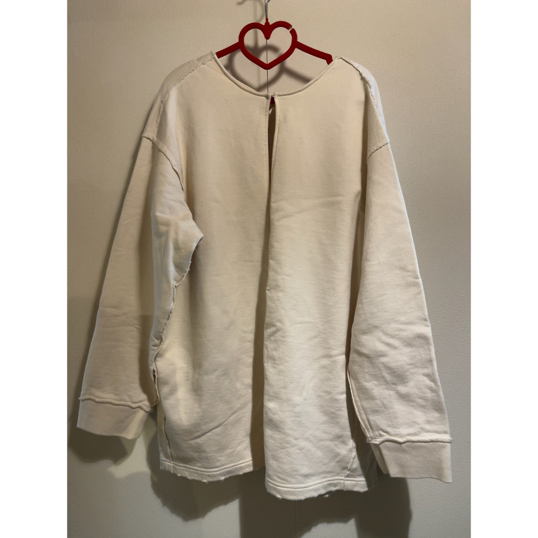 PERVERZE Open Sweat Shirts IVORY  パーバーズ