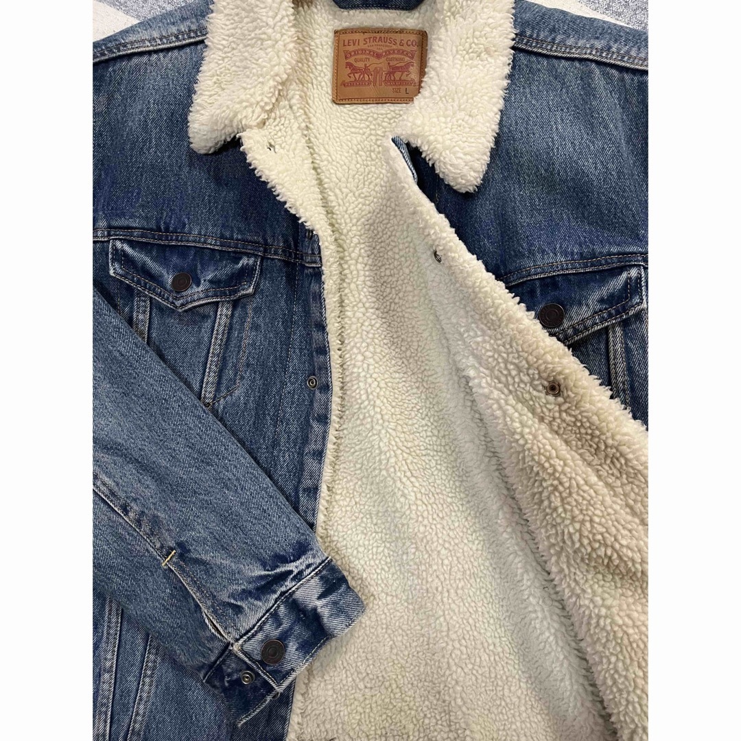 美品◎LEVI'S 裏ボアデニムジャケット