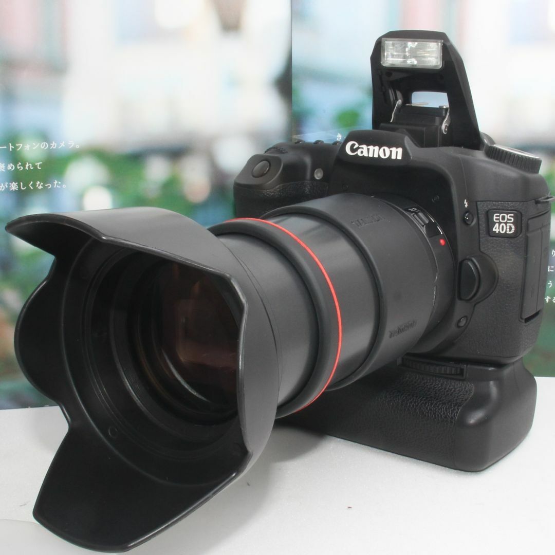 ❤️近遠対応の万能レンズ&新品カメラバッグ付き❤️Canon EOS 40D❤️