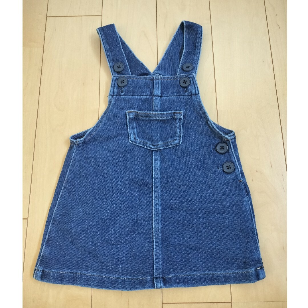 MUJI (無印良品)(ムジルシリョウヒン)のサロペット♡80 キッズ/ベビー/マタニティのベビー服(~85cm)(ワンピース)の商品写真