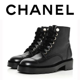 シャネル(CHANEL)のシャネル chanel ブーツ　パール(ブーツ)