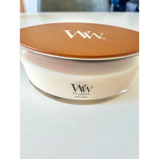 Wood Wick キャンドル　バニラビーン　L  新品未使用(キャンドル)