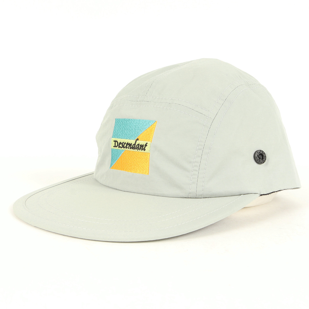 メンズDESCENDANT ディセンダント キャップ 23SS サンシェード付き ナイロン ジェットキャップ MAHI MAHI 5PANEL グレー 帽子 カジュアル ブランド【メンズ】