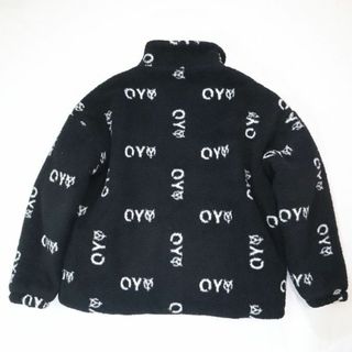 OY - OY オーワイ ボア フリースジャケット ブラック モコモコ 総柄