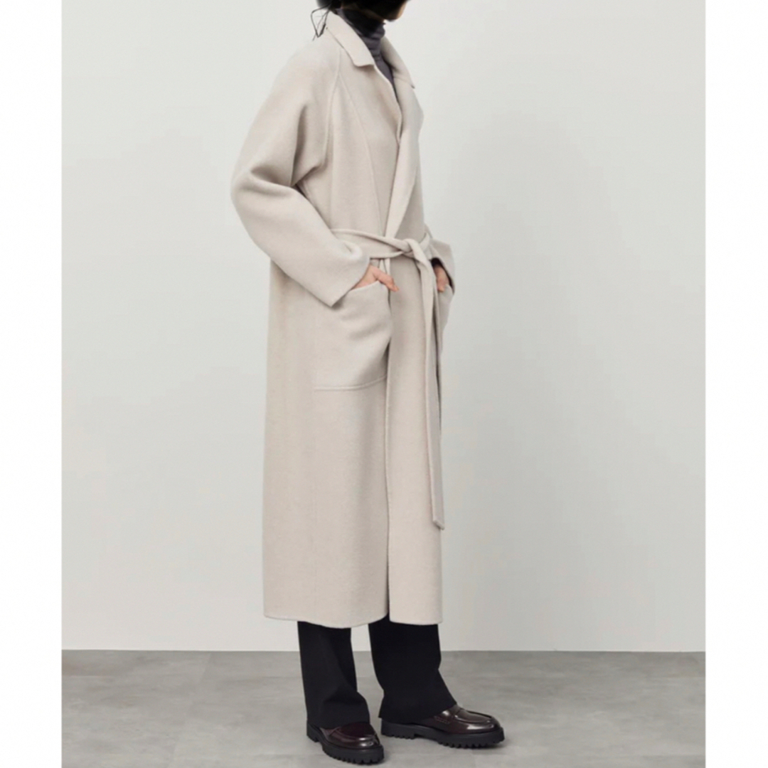 ソージュ　ウールリバーローブコート レディースのジャケット/アウター(ロングコート)の商品写真