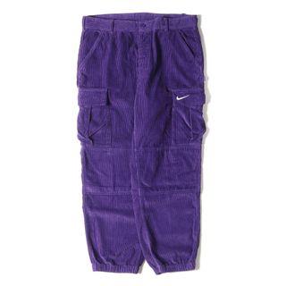 シュプリーム(Supreme)のSupreme シュプリーム パンツ サイズ:L 22SS NIKE ナイキ コーデュロイ カーゴ パンツ Arc Corduroy Cargo Pant DM1779-506 パープル ボトムス ズボン コラボ【メンズ】【中古】【美品】(ワークパンツ/カーゴパンツ)