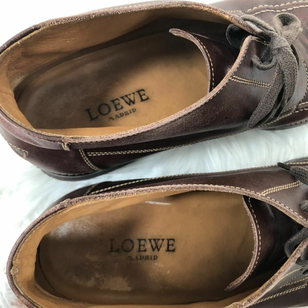 LOEWE ロエベ チャッカブーツ レザー ビジネス ドレスシューズ 8