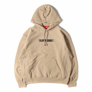 シュプリーム(Supreme)のSupreme シュプリーム パーカー サイズ:S 23SS モーションロゴ スウェット パーカー Motion Logo Hooded Sweatshirt トップス フーデッド スウェットシャツ ベージュ カナダ製 【メンズ】【中古】【美品】(パーカー)