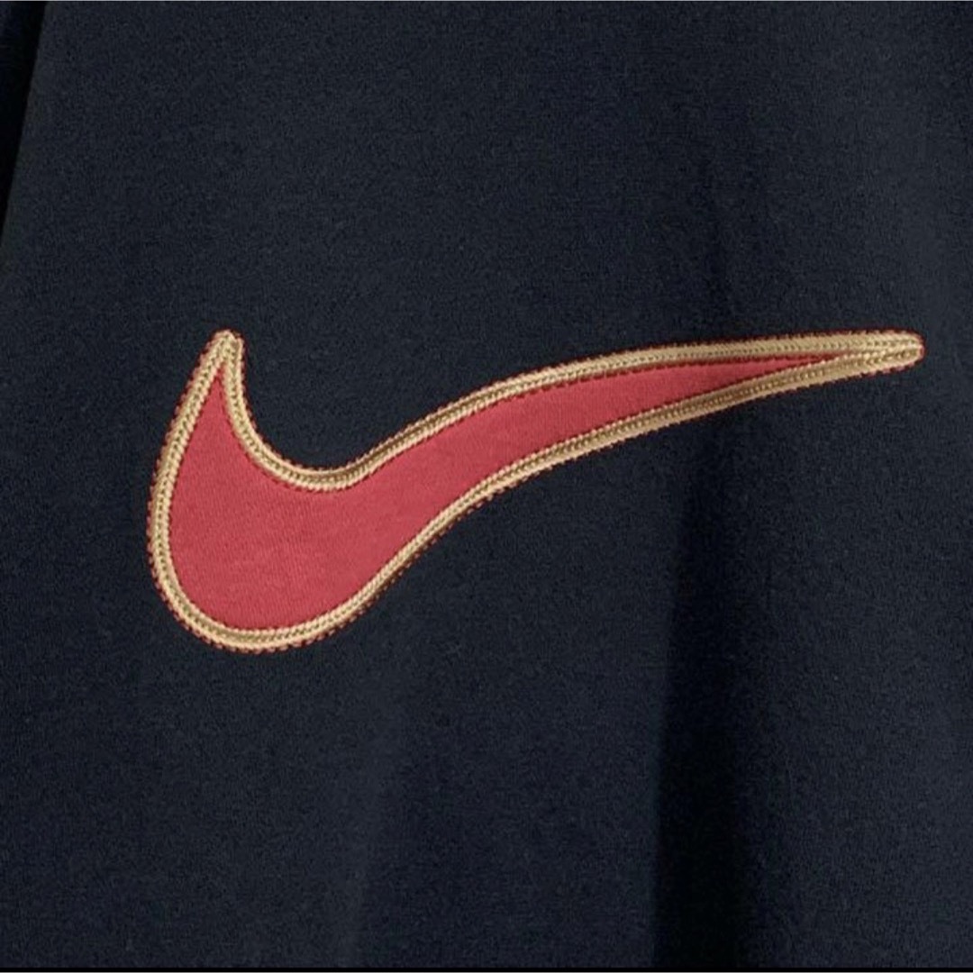 nike 90s 銀タグ 刺繍ロゴ スウェット M 黒 未使用