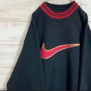 NIKE - nike 90s 銀タグ 刺繍ロゴ スウェット M 黒 未使用の通販 by ...