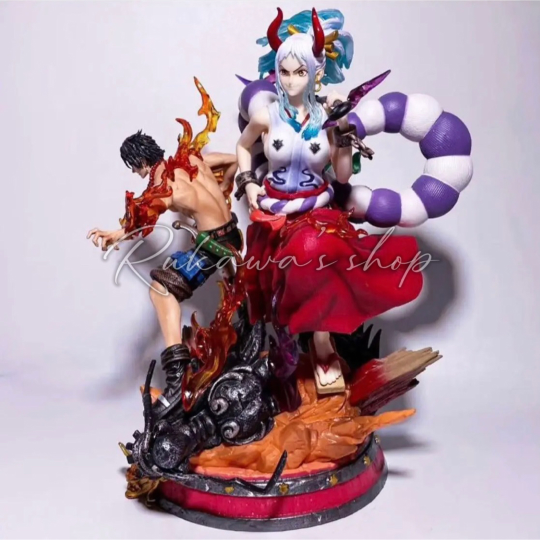 ワンピース 火拳のエース ヤマト フィギュア ガレージキット31cm ワンピース 火拳のエース ヤマト フィギュア ガレージキット31cm