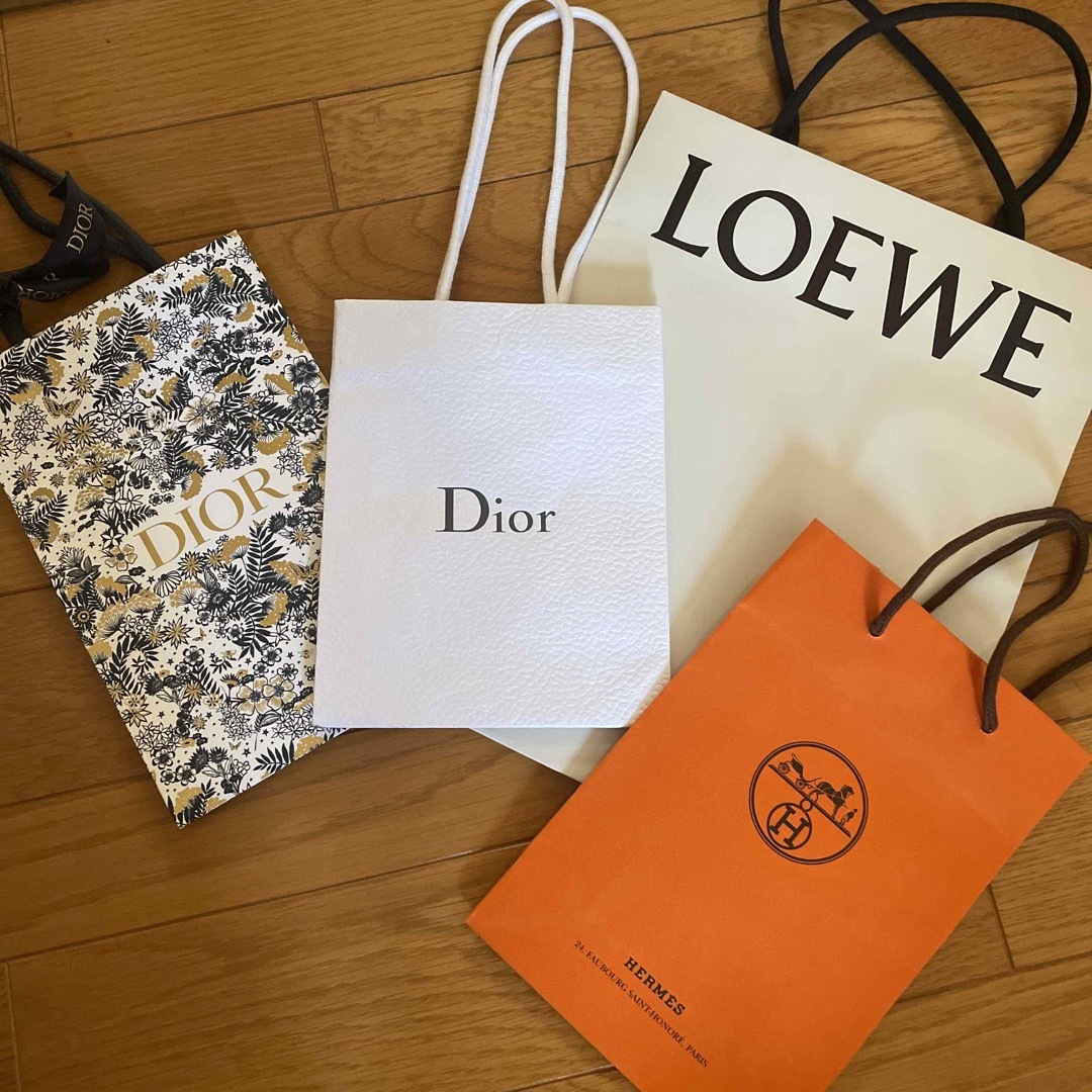 HERMES - ハイブランド ショッパー 4つの通販 by HR's shop HERMES - ハイブランド ショッパー 4つの通販 by HR's shop