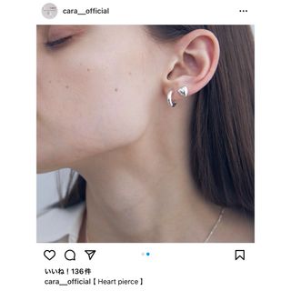 トゥデイフル(TODAYFUL)のCARA シルバーピアス(ピアス)