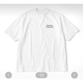 ワンエルディーケーセレクト(1LDK SELECT)のエンノイ　ennoy Tシャツ　ホワイト×ブラック　XL(Tシャツ/カットソー(半袖/袖なし))