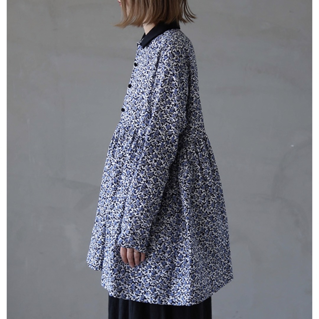 R&D.M.Co-/OLDMANS TAILOR ウエストギャザーブラウス R&D.M.Co-/OLDMANS TAILOR ウエストギャザーブラウス