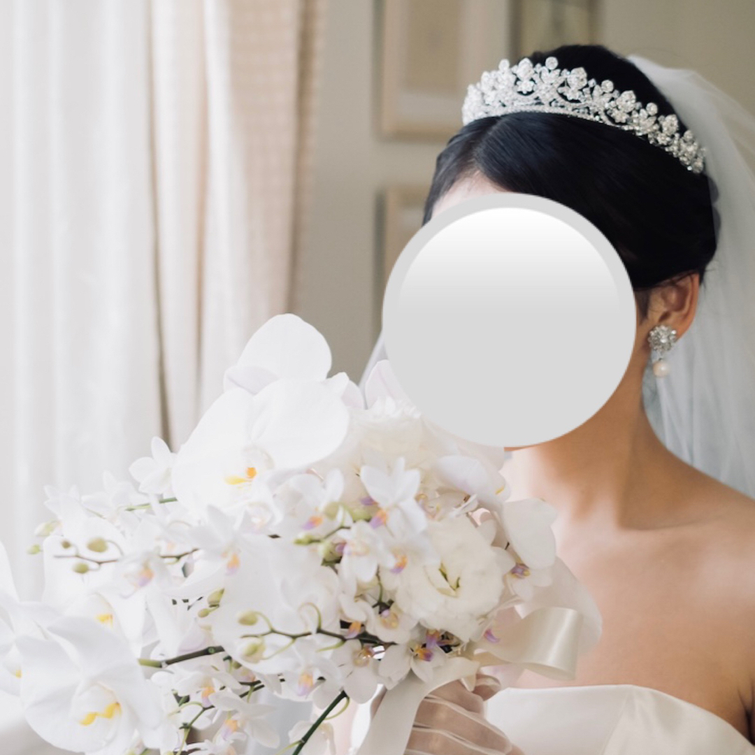 Vera Wang(ヴェラウォン)のAlexandra Tiara by Ivory&Co. ハンドメイドのウェディング(ヘッドドレス/ドレス)の商品写真