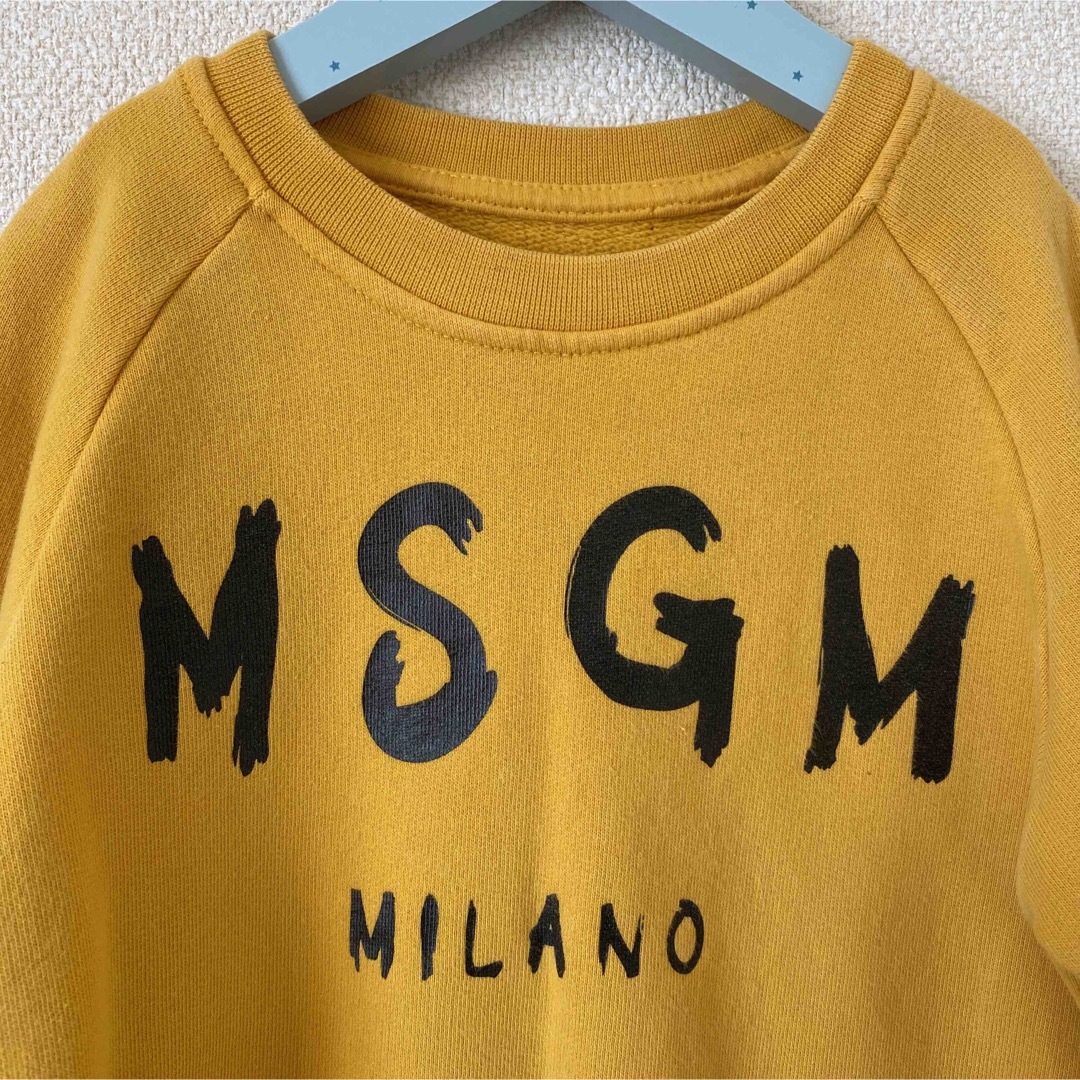 MSGM(エムエスジイエム)のMSGMキッズ　トレーナー110 キッズ/ベビー/マタニティのキッズ服男の子用(90cm~)(Tシャツ/カットソー)の商品写真