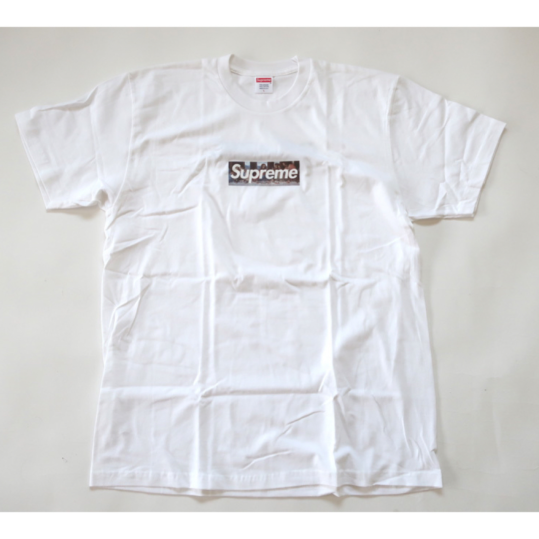 （XL)Supreme Milan Box Logo Teeミランボックスロゴ