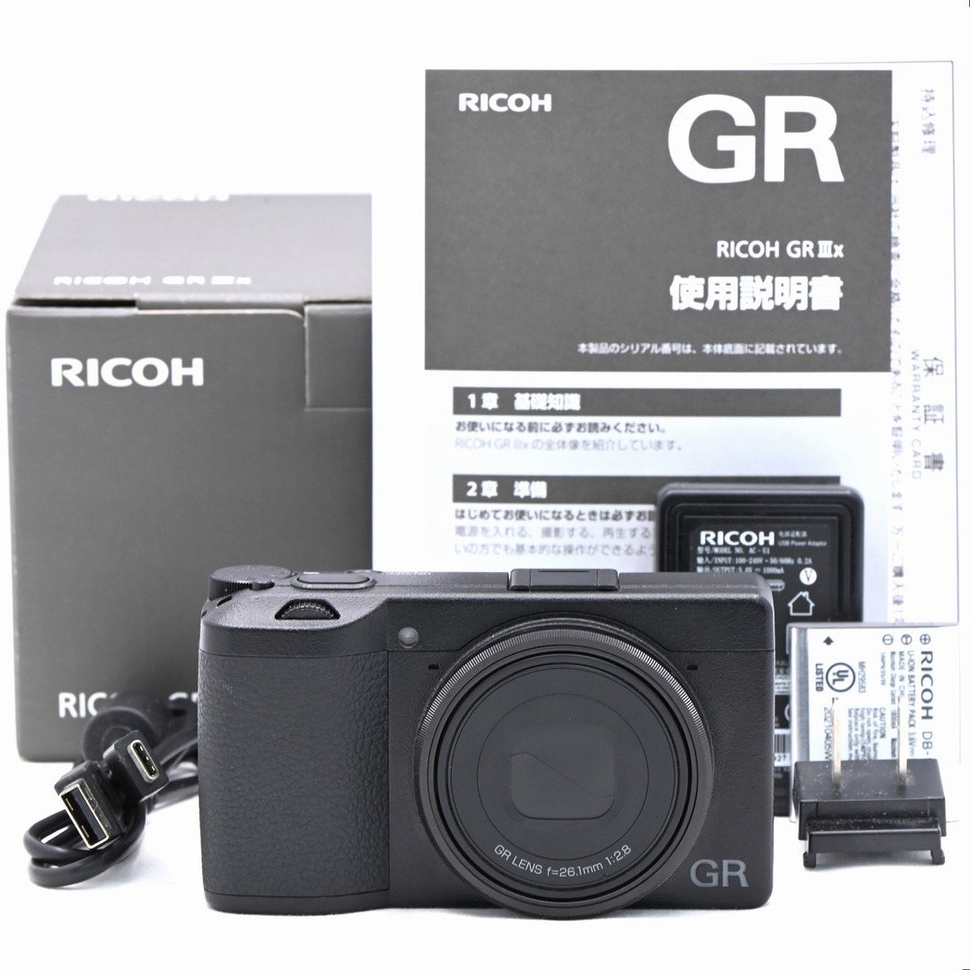 RICOH(リコー)のRICOH GR IIIx スマホ/家電/カメラのカメラ(コンパクトデジタルカメラ)の商品写真