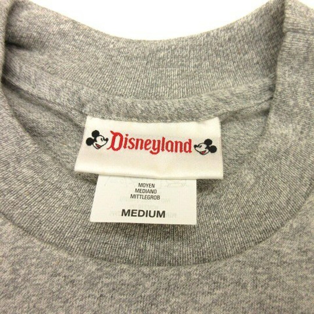 Disney(ディズニー)のディズニー Tシャツ 半袖 オーバーサイズ 刺繍 コットン グレー M メンズのトップス(Tシャツ/カットソー(半袖/袖なし))の商品写真