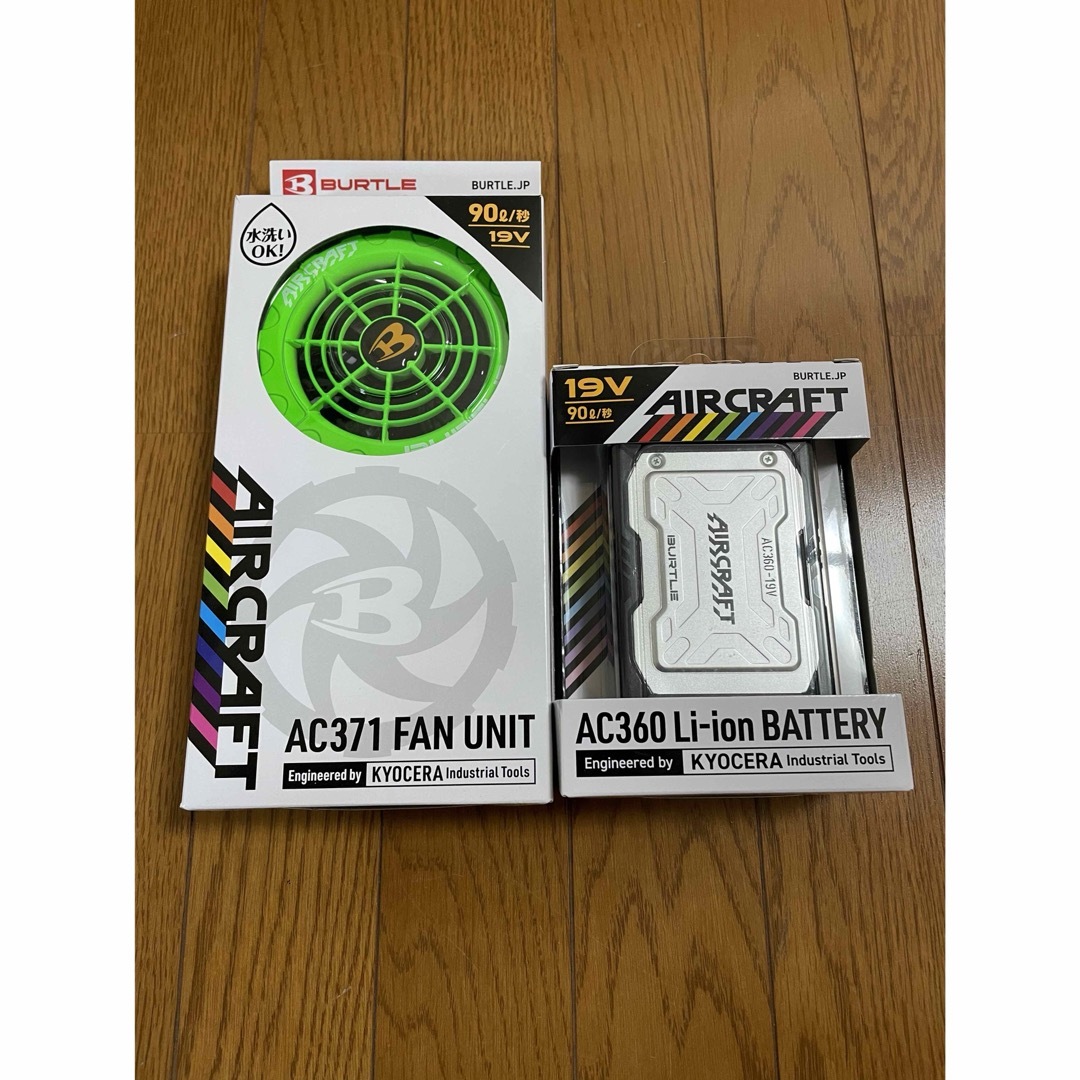 BURTLE - 【新品】バートル バッテリー ファン 19V AC360 AC371 2023年