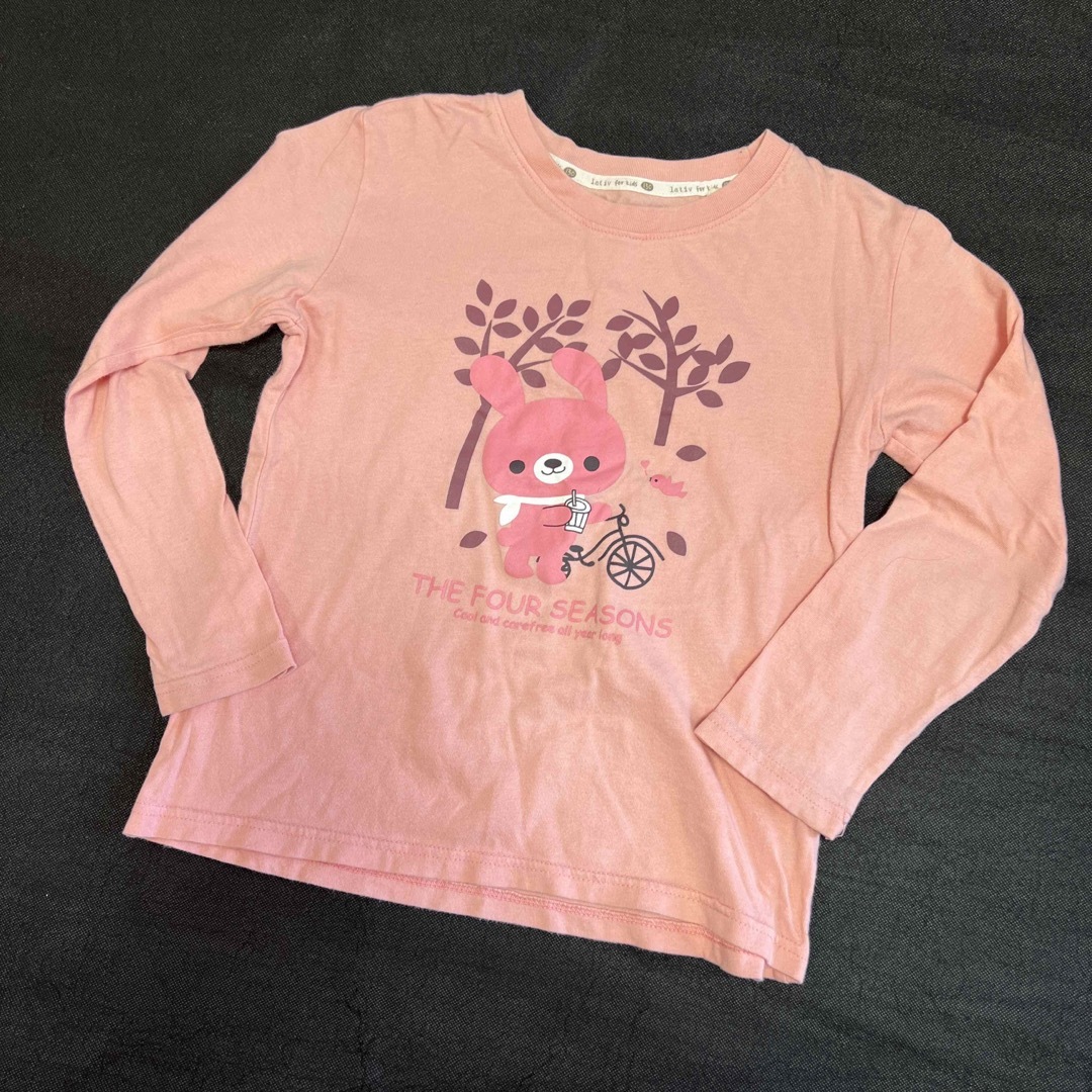 長袖Tシャツ2枚　130cm キッズ/ベビー/マタニティのキッズ服女の子用(90cm~)(Tシャツ/カットソー)の商品写真