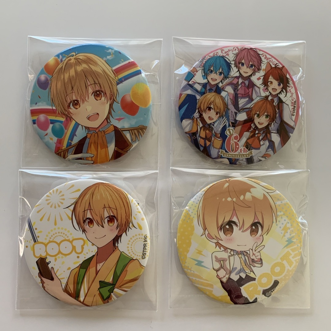 すとぷり るぅとくん 全員 6周年 缶バッジ 4個セットの通販 by いっ