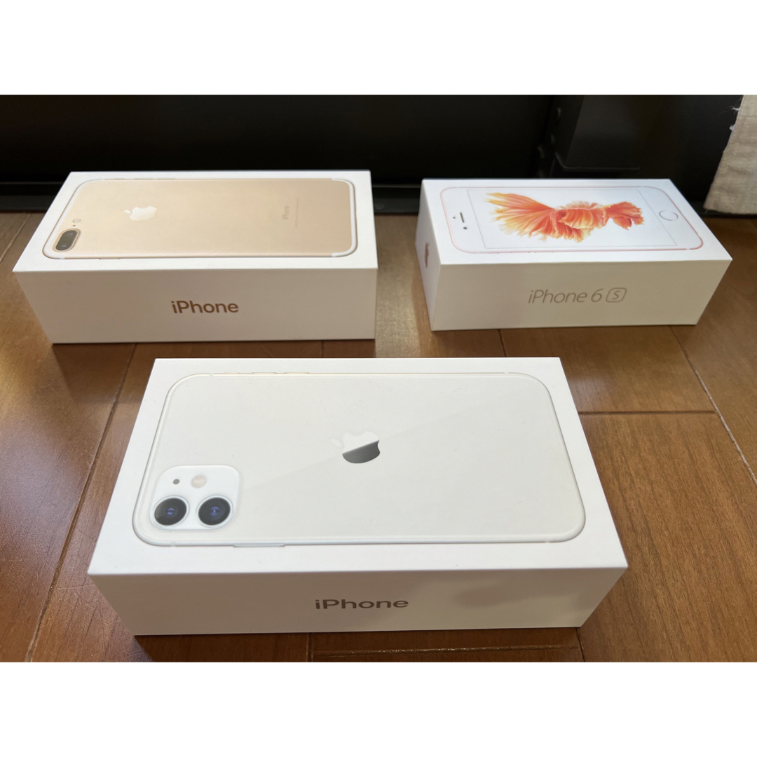 iPhone 空箱のみ　5個セット スマホ/家電/カメラのスマホアクセサリー(その他)の商品写真