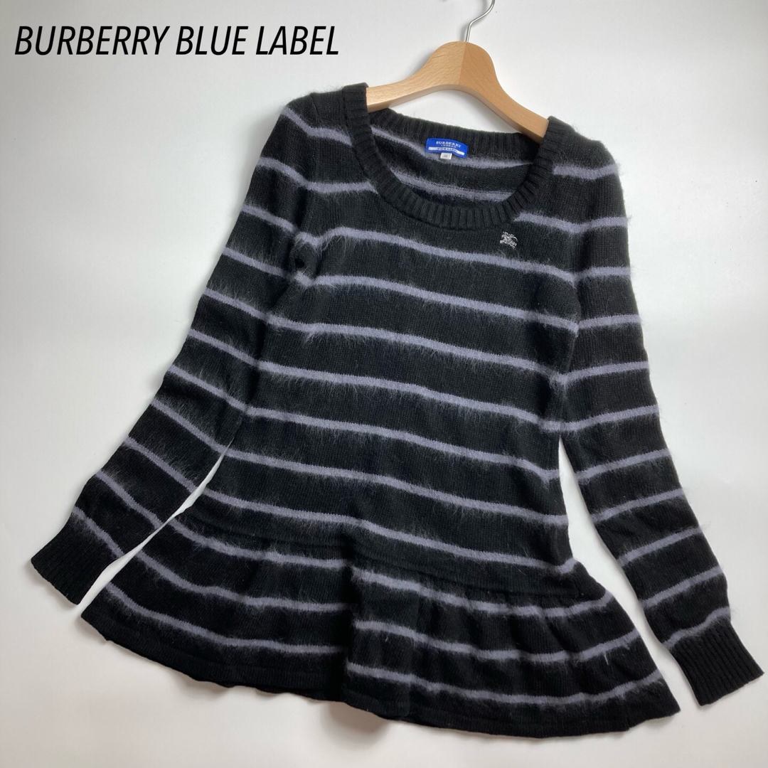 BURBERRY バーバリーブルーレーベル ニット チュニック セーター 秋冬-