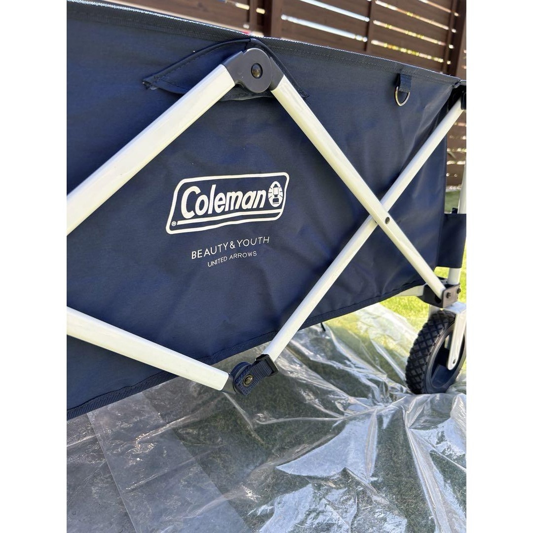 Coleman(コールマン)のcoleman×BEAUTY&YOUTHアウトドアワゴン　テーブル付き スポーツ/アウトドアのアウトドア(テーブル/チェア)の商品写真