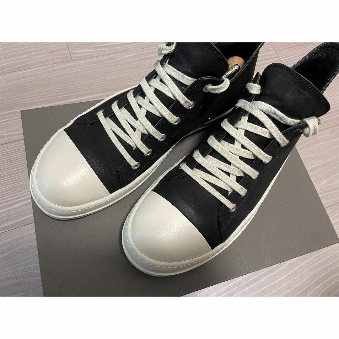 【新品未使用】rick owens ラモーンズ　スニーカーズ　43 白