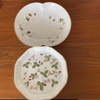 ウェッジウッド(WEDGWOOD)のウエッジウッド　ワイルドストロベリー　プレート　ボウルセット(食器)