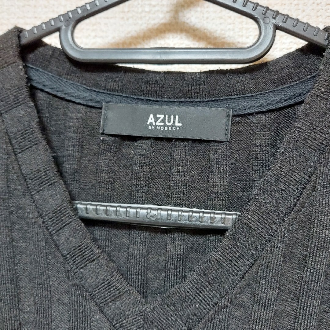 AZUL by moussy(アズールバイマウジー)のAZUL　Vネックセーター　men's メンズのトップス(ニット/セーター)の商品写真