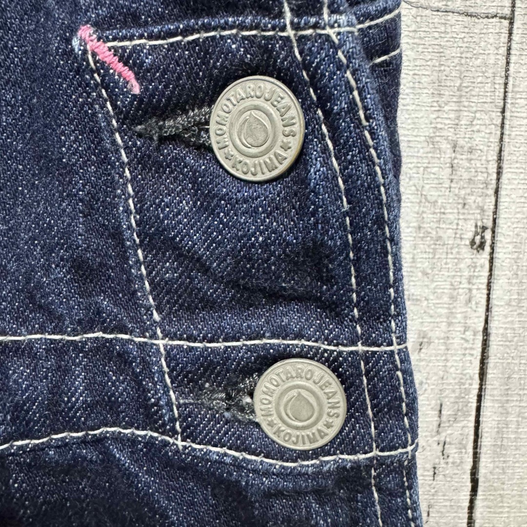 MOMOTARO JEANS(モモタロウジーンズ)の美品！桃太郎ジーンズ デニムオーバーオール！日本製！Lサイズ！  メンズのパンツ(サロペット/オーバーオール)の商品写真