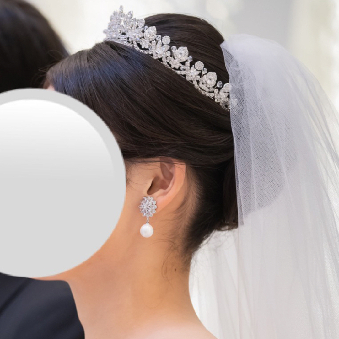 Vera Wang(ヴェラウォン)のSTELLA BRIDAL　キュービックジルコニアピアス レディースのアクセサリー(ピアス)の商品写真